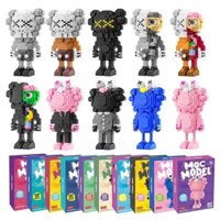 Bộ xếp hình lego Kaws nhân vật đầu lâu 14,8 cm DOO Store