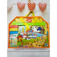 Bộ xếp hình mầm non SATO61 Gồm 72 chi tiết