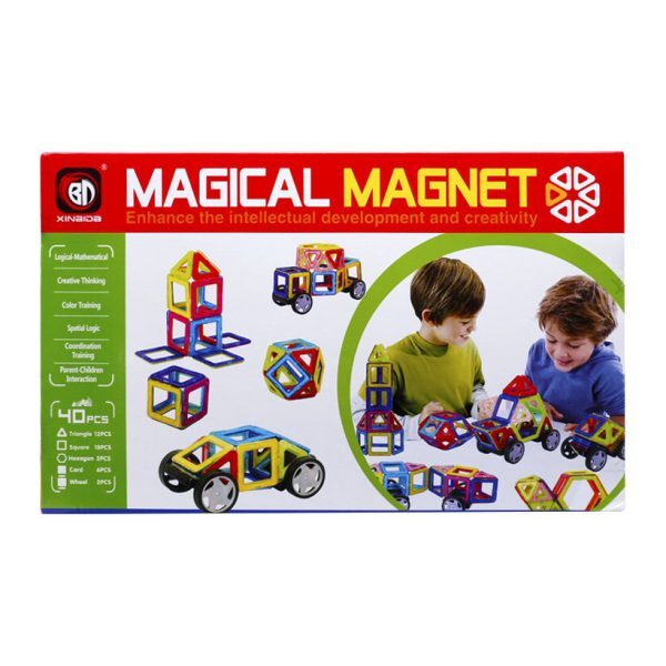 Bộ xếp hình Nam châm Magical Magnet 40 miếng