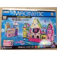 Bộ Xếp Hình Nam Châm Magnetic World 165 PCS: Dream Castle Lâu đài mơ ước.
