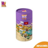 Bộ Xếp Hình Nhà Bút Bản Đồ Việt Nam