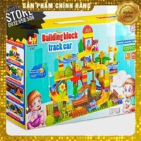 Bộ Xếp Hình non-Lego Duplo 6362 Lắp Ráp Đường Đua Xe - Track Car( 127 Mảnh ) [ Hàng Có Sẵn ]