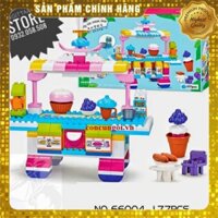 Bộ Xếp Hình non-Lego Duplo 66004 Lắp Ráp Cửa Hàng Bán Kem Di Động ( 177 Mảnh ) [ Hàng Có Sẵn ]