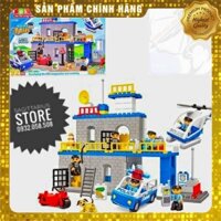 Bộ Xếp Hình non-Lego Duplo JDLT-5436 Lắp Ráp Trại Giam Cảnh Sát ( 92 Mảnh - Có Nhạc & Đèn ) [ Hàng Có Sẵn ]
