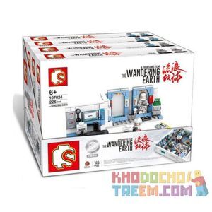 Bộ xếp hình phòng nghiên cứu không gian Sembo 107021