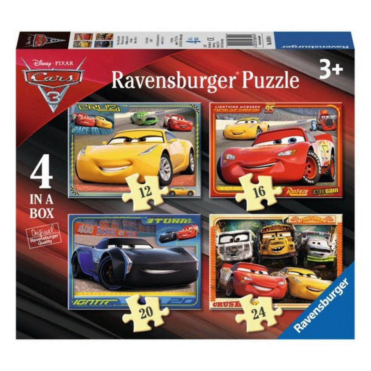 Bộ xếp hình Puzzle Cars Ravensburger RV06894 - 4 bộ