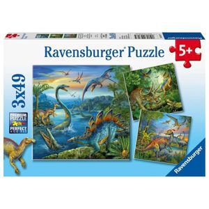 Bộ xếp hình puzzle Dinosaur Fascination 3 bộ 49 mảnh Ravensburger RV09317 5