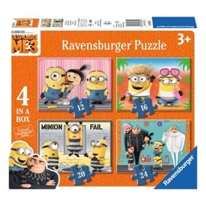 Bộ Xếp Hình Puzzle Minions Ravensburger RV06895 1 (4 Bộ 12/16/20/24 Mảnh)