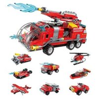 Bộ Xếp Hình QMAN 1805 - Biệt Đội Xe Cứu Hỏa