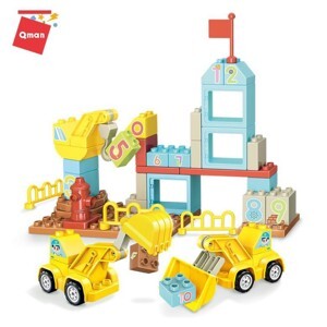 Bộ xếp hình Qman 5003 - Công Trường xây dựng
