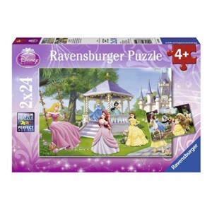Bộ xếp hình Ravensburger Enchanting Princesses (2 bộ 24 mảnh)