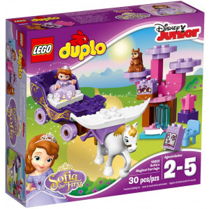 Bộ xếp hình Sofia và xe kéo thần tiên Lego Duplo 10822