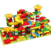 Bộ Xếp Hình Thả Bi Máng Trượt 336 Chi Tiết Giúp Bé Phát Triển Trí Thông Minh