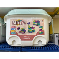 Bộ Xếp Hình Thông Minh BLOCKS  Lego Nhựa Dẻo An toàn-Miếng Ghép to