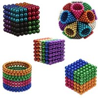 Bộ Xếp Hình Thông Minh BuckyBalls Neon 8 màu 216 viên đường kính 5mm Hộp Nhôm Sang Trọng [ FULLBOX Video Sản Phẩm ]