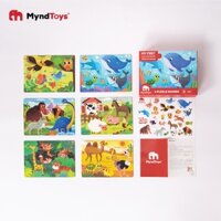 Bộ xếp hình Về Môi Trường Sống của các loài Động Vật - World Of Animals - Dành cho bé từ 3 Tuổi