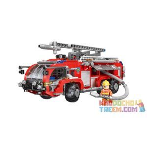 Bộ xếp hình Xingbao 03028 - Xe Cứu Hỏa Sân Bay (767 pcs)
