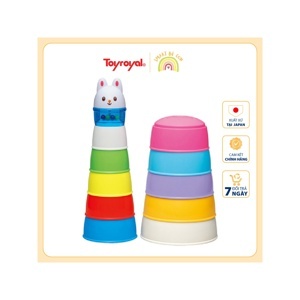 Bộ xếp tháp thỏ con Toyroyal 853