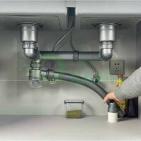 Bộ Xi Phông, Bộ Xả Bồn Rửa Chén Hai Hộc Loại Ống Xả Lớn Thoát Nhanh Chống Hôi Tuyệt Đối, Hàng Chính Hãng Loại Đẹp.