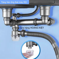 BỘ XI PHÔNG, ỐNG XẢ BỒN RỬA CHÉN ĐÔI PHI 110 (11CM) CAO CẤP THOÁT NƯỚC NHANH, NGĂN MÙI