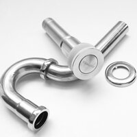 Bộ xi phông xả lavabo Inox 304 nhấn Yamato