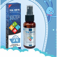 Bộ Xịt Miệng Tek Oral Hỗ Trợ Tay Chân Miệng, Nhiệt Miệng, Viêm Họng, Viêm Nướu, Thuốc Xịt họng Người Lớn Và Trẻ Em (50ML
