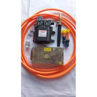 Bộ xịt rửa xe, máy lạnh. Bơm đôi KARANA kèm Nguồn tổ ong 12v-10a. 10m dây chịu lực. 1m dây hút. khớp nối hoàn chỉnh