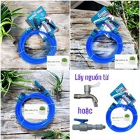 Bộ xịt tưới cây rửa xe Total kèm Ống dẻo lưới xanh loại tốt