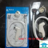 Bộ xịt vệ sinh INAX nhựa đầu vòi xịt và dây ti đồng- bộ xịt toilet Linax