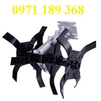 Bộ xới đất lên luống lắp máy cắt cỏ, xạc cỏ