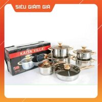 BỘ xong đức  6 món ,gồm có 5 xong và 1 chảo đun các loại bếp từ hồng ngoại và bếp ga