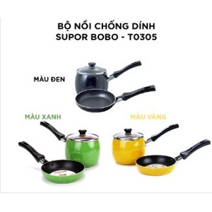 Bộ xoong chảo Supor T0305