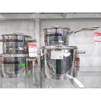 Bộ xoong Elmich 2353670 inox 304 có 5 đáy (1 bộ gồm 4 món)
