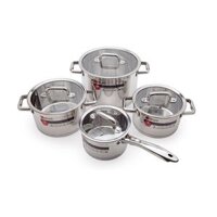 Bộ xoong Elmich inox 5 đáy (bộ 4) 2353670