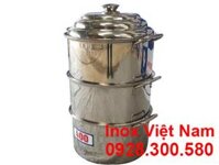 Bộ Xoong Nồi Inox 304 2 Tầng Size 400 NH-D400-2T