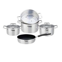 Bộ xoong nồi Inox cao cấp Canzy CZ 8LD NOBLE - Pimisi