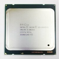 Bộ Xử Lý CPU Intel Xeon E5 2643 V2 SR19X 3.50GHz 6-25M LGA2011 2643V2