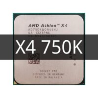 Bộ xử lý CPU lõi kép Athlon X4 750K 750 3,4 GHz AD750KWOA44HJ Ổ cắm FM2 +