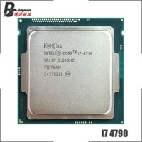 ☃✣Bộ xử lý CPU lõi tứ Intel Core i7 4790 i7 4790 3,6 GHz 8M 84W LGA 1150