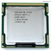 Bộ xử lý Intel® Core™ i3-540 4M bộ nhớ đệm, 3,06 GHz