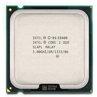 Bộ xử lý Intel® Core™2 Duo E8400 6M bộ nhớ đệm, 3,00 GHz, 1333 MHz FSB cũ TCVIET