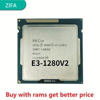 ✹☌✾Bộ xử lý Intel Xeon E3 1280 V2 e3 1280 v2 8M Bộ nhớ đệm, Bộ xử lý lõi tứ 3,6 Ghz LGA1155 Máy tính để bàn Cpu