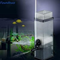 Bộ xử lý màng dầu bể cá FOUNDTWO, Máy bơm nước loại bỏ dầu im lặng có thể điều chỉnh, Nhựa 3 trong 1 có màng tẩy dầu mỡ Bể cá lọc bơm oxy 3 / 5W