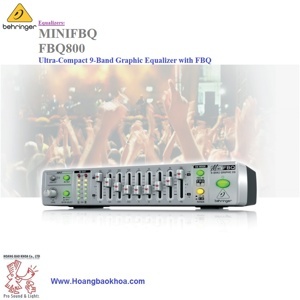 Bộ xử lý tín hiệu Behringer Minifbq FBQ800