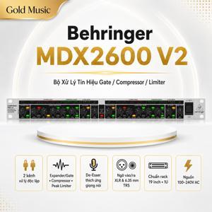 Bộ xử lý tín hiệu Compresor Behringer MDX2600 V2