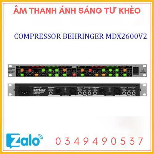 Bộ xử lý tín hiệu Compresor Behringer MDX2600 V2