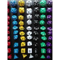 Bộ xúc xắc 30 mặt, bộ số đa diện 10 miếng, xúc xắc 4 6 8 12 20 24 mặt, trò chơi bảng giảng dạy, nhập vai