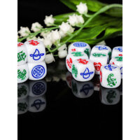 Bộ xúc xắc cá tôm cua đồng xu bầu gà trống vẽ cá tôm cua bộ xúc xắc cốc xúc xắc số 16