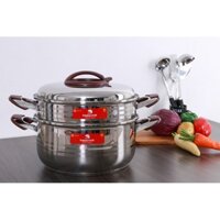 Bộ Xửng 3 Đáy Happy Cook 2 Tầng ST32-2