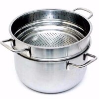 BỘ XỬNG HẤP INOX 3 ĐÁY FIVESTAR 30CM NẮP INOX